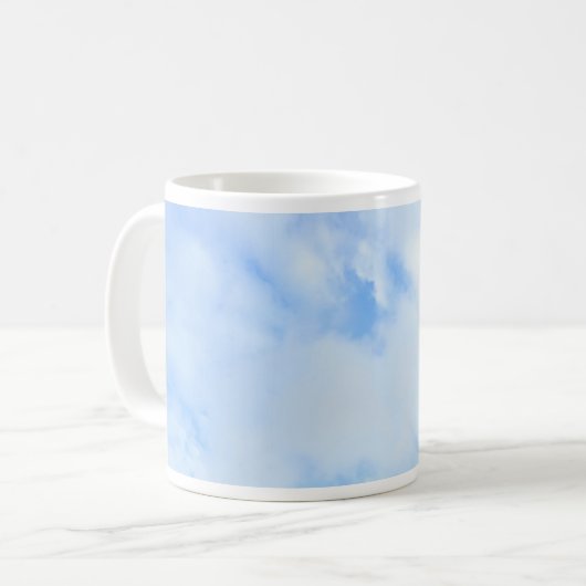 Mug Photo Peaceful Blue Sky Simple (Devant gauche)