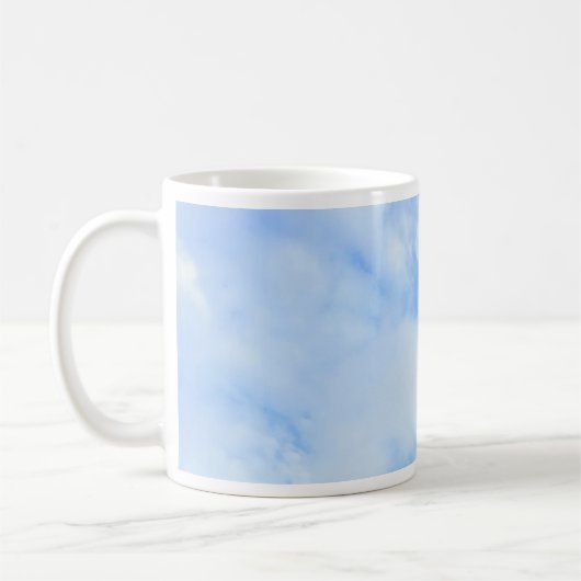 Mug Photo Peaceful Blue Sky Simple (Gauche)
