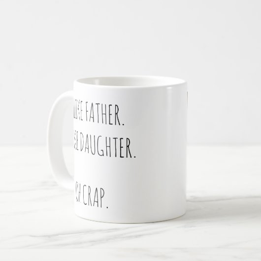 Mug Photo Père Comme fille (Devant gauche)