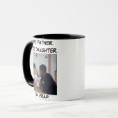 Mug Photo Père Comme Fille (Devant gauche)