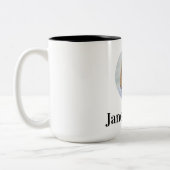 Mug Photo Personnalisable Avec Texte Modifiable (Gauche)