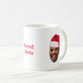 Mug Photo personnalisable Secret Père Noël Christmas (Devant droit)