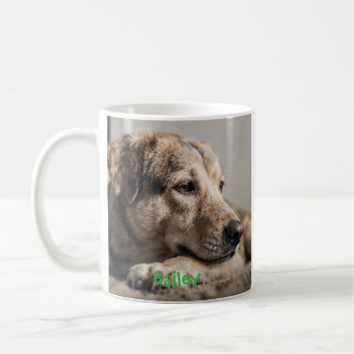 Mug photo personnalisé de chiot irlandais