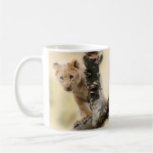 Mug Photo personnalisé de lionceau grimpant à un arbre (Gauche)