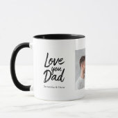 Mug Photo Personnalisé pour Papa | Noms Personnali (Gauche)