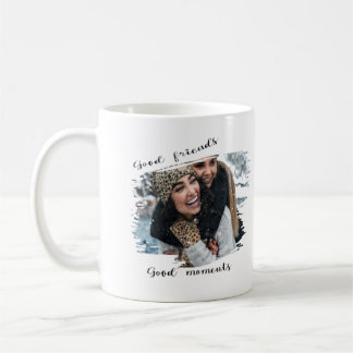 Mug photo personnalisée, Bons amis, Bons moments