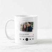Mug Photo personnalisée Chanson Album Couple (Gauche)