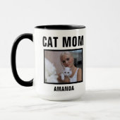 Mug Photo personnalisée de la maman de chat (Gauche)