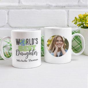 Mug Photo personnalisée de la meilleure fille du monde