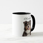 Mug Photo Personnalisée De L'Animal De Compagnie Et No (Devant droit)