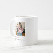 Mug Photo personnalisée de maman Merci (Devant gauche)