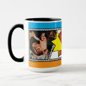 Mug Photo personnalisée de Super Papa (Gauche)