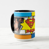Mug Photo personnalisée de Super Papa (Devant gauche)