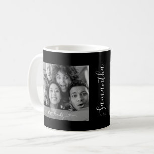 Mug Photo personnalisée des meilleurs amis noir et bla