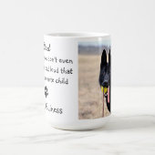 Mug Photo personnalisée Drôle Chien Papa (Centre)