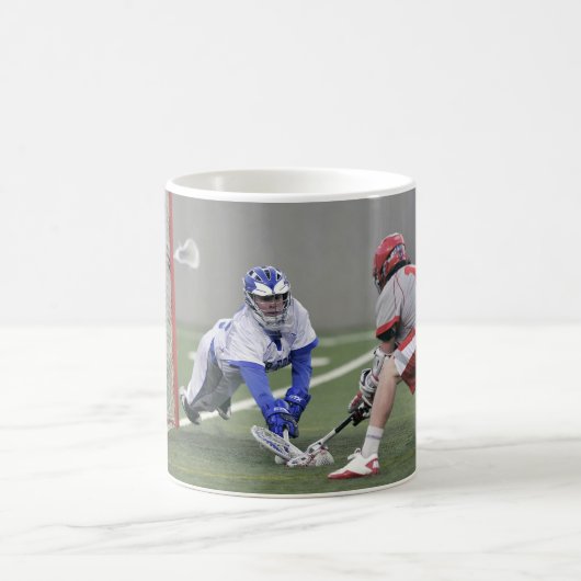Mug Photo Personnalisée Du Lacrosse Player (Centre)