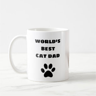 Mug Photo personnalisée du meilleur chat papa personna
