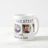 Mug Photo personnalisée du plus grand papa du monde mo (Devant droit)