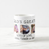 Mug Photo personnalisée du plus grand papa du monde mo (Centre)
