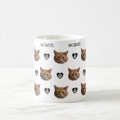 Mug Photo personnalisée du visage de chat (Centre)