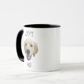 Mug Photo personnalisée du visage de chien (Devant gauche)
