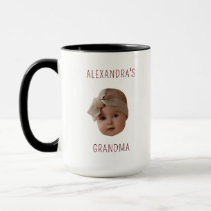 Mug Photo Personnalisée Du Visage Du Bébé Pour L'Anniv