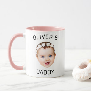 Mug Photo Personnalisée Du Visage Du Bébé Pour Papa