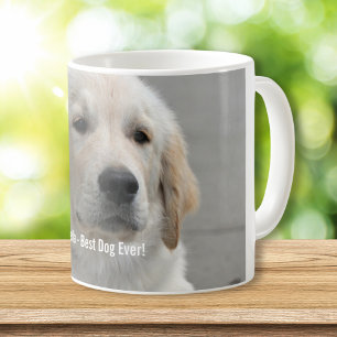Mug Photo personnalisée et nom de chien de golden