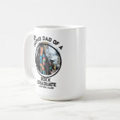 Mug Photo personnalisée Fier papa d'un diplômé (Devant gauche)