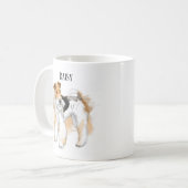 Mug Photo personnalisée Fil Fox Terrier (Devant gauche)
