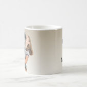 Mug Photo personnalisée Fille et chien (Centre)