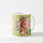 Mug Photo personnalisée Frame Shamrock 4Leaf de St. Pa (Devant droit)
