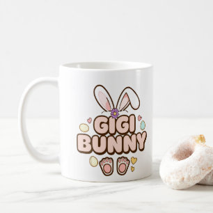 Mug Photo personnalisée "Gigi Bunny" Café de Pâques Mu