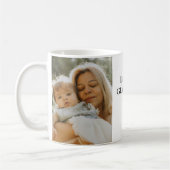 Mug photo personnalisée - Image et texte personnal (Gauche)