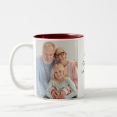 Mug photo personnalisée - Image et texte personnal (Gauche)