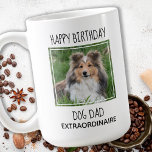 Mug Photo personnalisée Joyeux anniversaire meilleur p<br><div class="desc">Il y a de papa ordinaire, puis il y a de papa extraordinaire, Comme le tien ! Surprenez le chien papa pour son anniversaire, avec ce super mignon mieux que le meilleur chien papa tasse de café. Chien Papa Extraordinaire - Amour, Personnaliser le nom. Conception avec empreinte de patte et...</div>