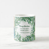 Mug Photo personnalisée Meilleure maman Aquarelle de N (Centre)