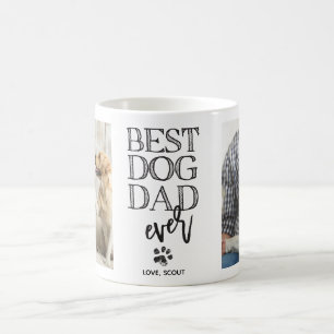 Mug Photo personnalisée moderne Best Dog Papa