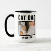 Mug Photo personnalisée Papa Chat (Gauche)