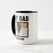 Mug Photo personnalisée Papa Chat (Devant gauche)