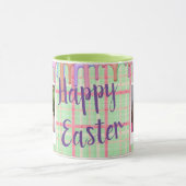 Mug Photo personnalisée Pâques vert Plat (Centre)