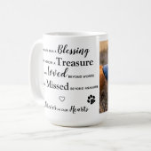 Mug Photo personnalisée Perte d'animal de compagnie Ca (Devant gauche)