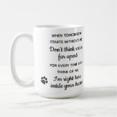 Mug Photo Personnalisée Perte d'animal de compagnie Ke (Gauche)