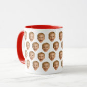Mug Photo Personnalisée, Photo Personnalisée, Famille (Devant gauche)