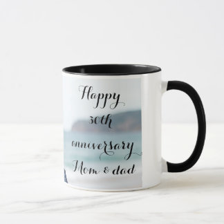 Mug Photo personnalisée pour l'anniversaire de mariage