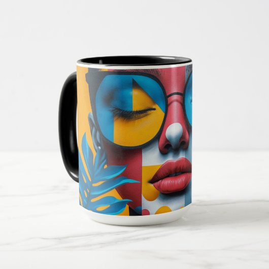 Mug Photo personnalisée simple et moderne (Devant gauche)
