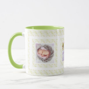 Mug Photo personnalisée Vert Motif Fête des mères mama