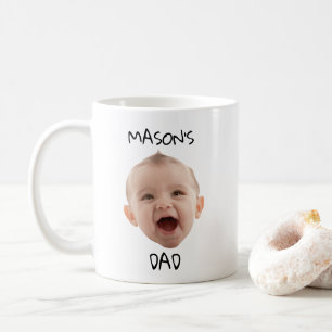 Mug Photo Personnalisée Visage Bébé Café Mug, Ba Fête 