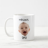 Mug Photo Personnalisée Visage Bébé Café Mug, Ba Fête  (Gauche)