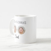 Mug Photo Personnalisée Visage Bébé Café Mug, Ba Fête  (Devant gauche)